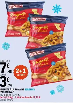 E.Leclerc Pescanova beignets à la romaine offre