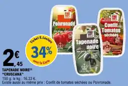 E.Leclerc CRUSCANA Tapenade noire offre