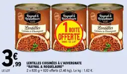 E.Leclerc Raynal & Roquelaure Lentilles offre