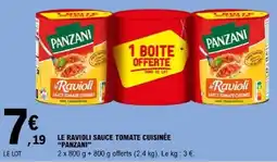 E.Leclerc PANZANI Ravioli offre