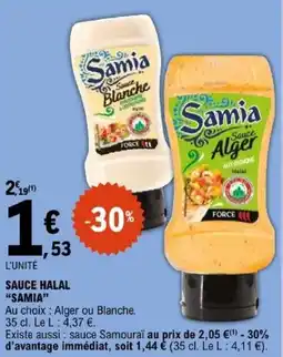 E.Leclerc Samia Sauce Blanche offre