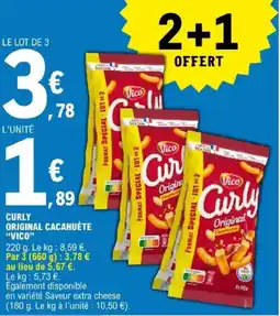 E.Leclerc Vico Curly Original Cacahuète offre