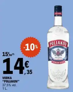 E.Leclerc POLIAKOV VODKA offre