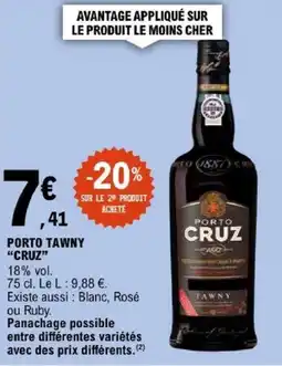 E.Leclerc CRUZ Porto Tawny offre