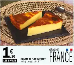 E.Leclerc FLAN NATURE offre