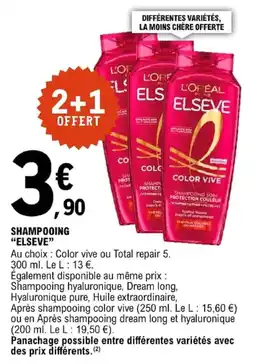 E.Leclerc L'ORÉAL ELSEVE offre