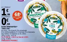 E.Leclerc SUD & SOL Olives dénoyautées offre