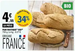 E.Leclerc PAIN RUSTIQUE BIO offre