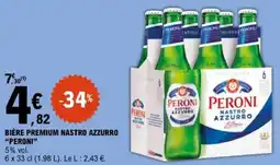 E.Leclerc PERONI NASTRO AZZURRO offre