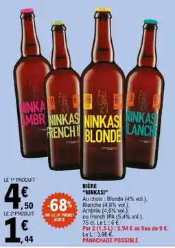 E.Leclerc NINKASI Bière offre