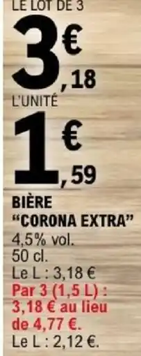 E.Leclerc CORONA EXTRA offre