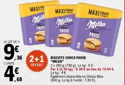 E.Leclerc Milka Biscuits Choco Pause offre