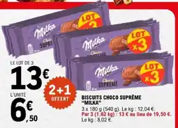 E.Leclerc Milka Biscuits Choco Suprême offre