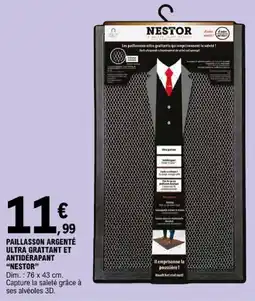 E.Leclerc NESTOR PAILLASSON ARGENTÉ offre
