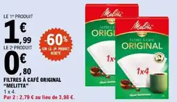 E.Leclerc Melitta Filtres à café original offre