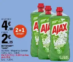 E.Leclerc Ajax nettoyant offre