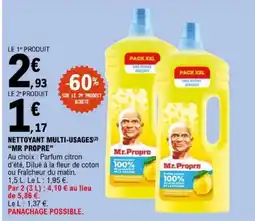 E.Leclerc Mr.propre nettoyant multi-usages offre