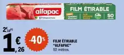 E.Leclerc alfapac FILM ÉTIRABLE offre