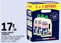 E.Leclerc Briochin Lessive liquide offre