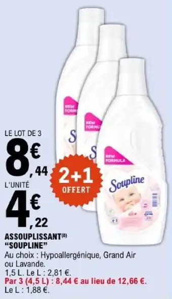 Soupline assouplissant