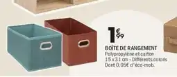 La Foir'Fouille BOÎTE DE RANGEMENT offre