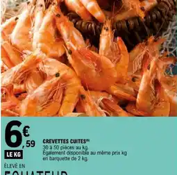 E.Leclerc CREVETTES CUITES offre