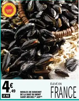 E.Leclerc Moules de Bouchot de la Baie du Mont Saint-Michel AOP offre
