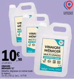 E.Leclerc Vinaigre Ménager offre