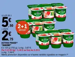 E.Leclerc ACTIVIA FRAISE offre