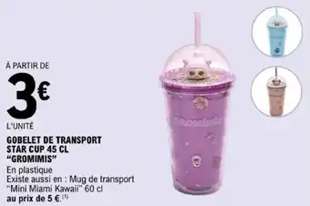 GROMIMIS Gobelet de transport