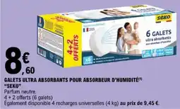 E.Leclerc SEKO GALETS ULTRA ABSORBANTS offre