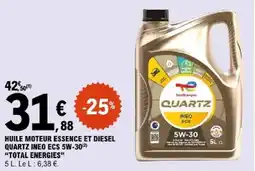E.Leclerc TOTAL ENERGIES QUARTZ INEO ECS 5W-30 offre