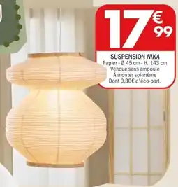 La Foir'Fouille NIKA Suspension offre