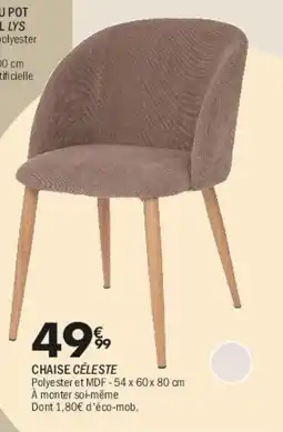 La Foir'Fouille CHAISE CÉLESTE offre