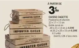 La Foir'Fouille Caisse cagette offre