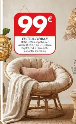 La Foir'Fouille Fauteuil papasan offre