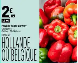 E.Leclerc Poivron rouge ou vert offre