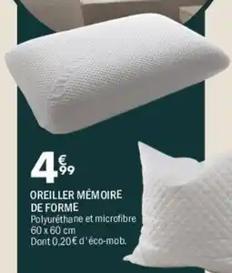La Foir'Fouille Oreiller mémoire de forme offre