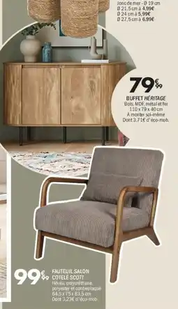 La Foir'Fouille BUFFET HÉRITAGE offre
