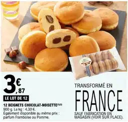 E.Leclerc BEIGNETS CHOCOLAT-NOISETTE offre