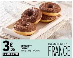 E.Leclerc Milka 4 donuts offre