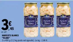 E.Leclerc OLABE Haricots Blancs offre