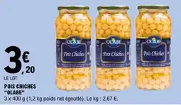 E.Leclerc OLABE Pois Chiches offre