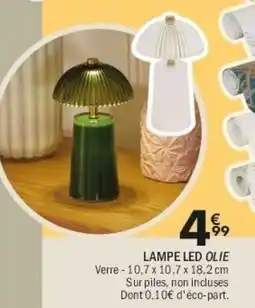 La Foir'Fouille LAMPE LED OLIE offre