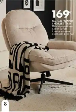 La Foir'Fouille Stelan fauteuil pivotant cheille offre