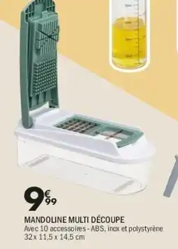 La Foir'Fouille MANDOLINE MULTI DÉCOUPE offre