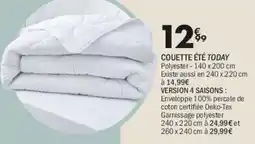 La Foir'Fouille COUETTE ÉTÉ TODAY offre