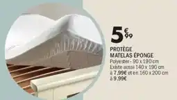La Foir'Fouille PROTÈGE MATELAS ÉPONGE offre