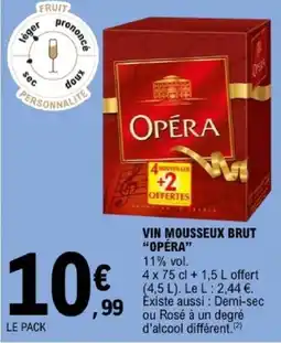 E.Leclerc OPÉRA VIN MOUSSEUX BRUT offre