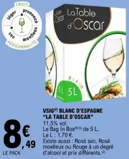 E.Leclerc La Table d'Oscar offre